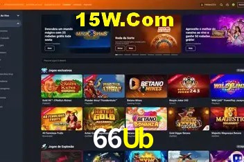 Interface moderna da plataforma 66Ub